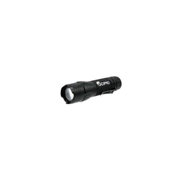 Tactical Aluminum Zoom Flashlight, 180 Lumens | Scipio 306001A9