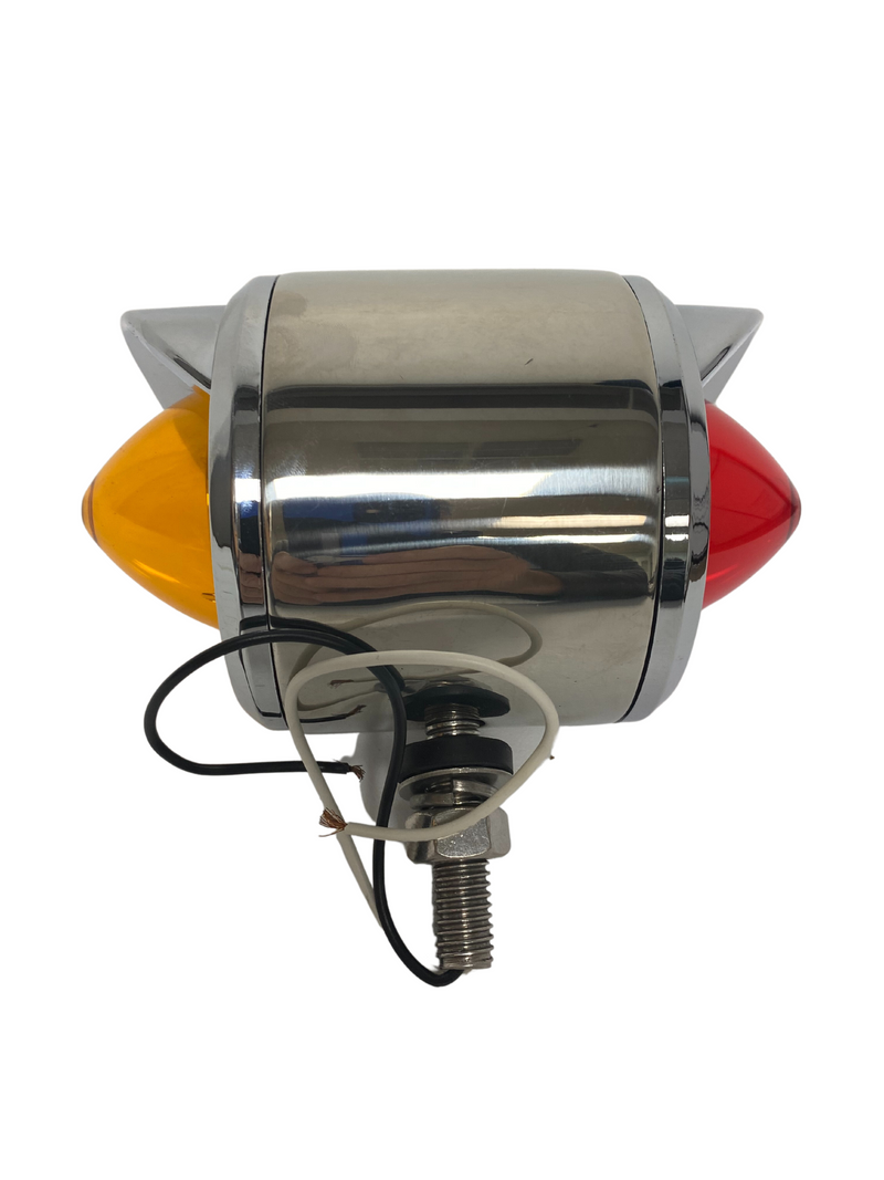 2 1/2" Stainless Double Face w/ 2 1/2" Crystal Beehive Light | 30949 United Pacific