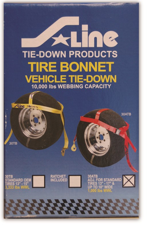 Tire Bonnet Strap, Fixed 14"-15" OEM Tires | 30TB Ancra Cargo