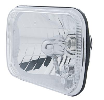 5"x7" Rectangular Crystal Headlight | United Pacific 31389