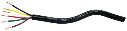 100 FT Black Cable, 6/14 Gauge | 764A1 Tectran