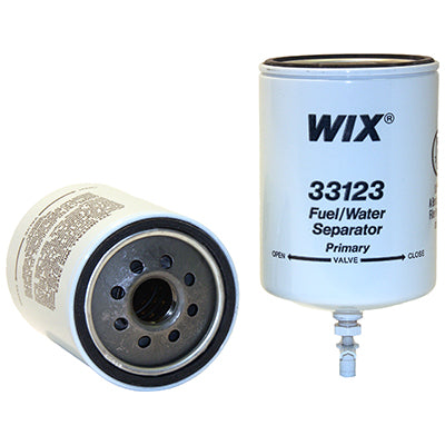 Enhanced Cellulose Spin-On Fuel/Water Separator Filter, 6.629" | 33123 WIX