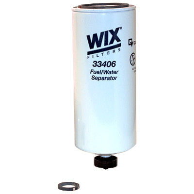 Enhanced Cellulose Spin-On Fuel/Water Separator Filter, 9.805" | 33406 WIX