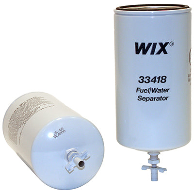 Enhanced Cellulose Spin-On Fuel/Water Separator Filter, 8.419" | 33418 WIX