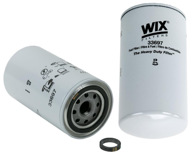 Enhanced Cellulose Spin-On Full Flow Fuel Filter, 6.92" | 33697 WIX