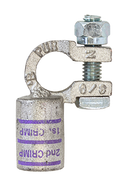 Negative Purple Crimpable Top Post Battery Terminal | Tectran 5014-3/0N