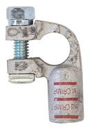 Negative Orange Crimpable Top Post Battery Terminal | Tectran 5015-2/0N