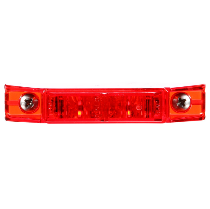 35 Series Red 1" X 4" Rectangular Marker Clearance Light, Fit 'N Forget M/C & 2 Screw Mount | Truck-Lite 35375R