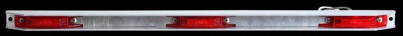 35 Series Red LED Identification Bar w/ 3 Lights, 2 Screw Bracket Mount | Truck-Lite 35741R