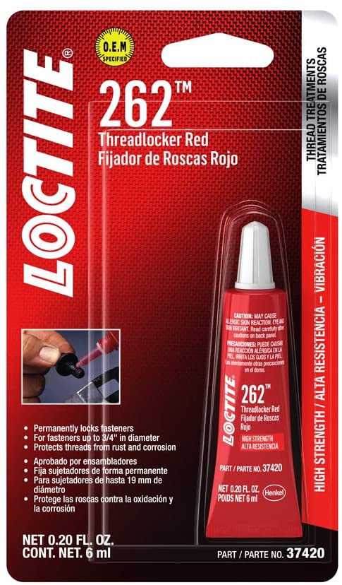 Threadlocker 262 Red High Strength | Loctite 37420