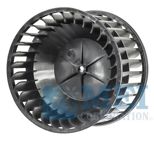 5.50" Double Inlet Plastic Blower Wheel for Kenworth Trucks, Hub Insert 2-1/4" | MEI/Air Source 3774