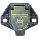 Solid Pin Screw Terminals 7-Way Socket Assembly | 670-72A Tectran