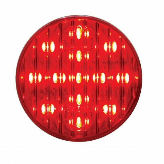 13 LED 2-1/2" Round Light (Clearance/Marker) - Red LED/Red Lens | United Pacific 38177