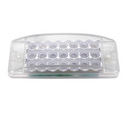 21 LED Rectangular Light (Clearance/Marker) - Red LED/Clear Lens | United Pacific 38297