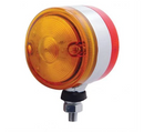 15 LED 3" Double Face Light - Amber & Red LED/Amber & Red Lens | United Pacific 38682