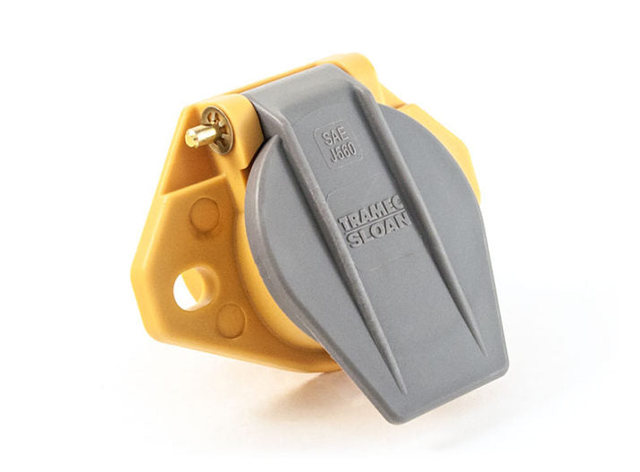 ISO Style Two Hole Receptacle, 180° Connection Split Pin | 38706 Tramec Sloan