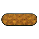 10 LED 6" Oval Turn Signal Light - Amber LED/Amber Lens | United Pacific 38775
