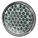 5.4" Round Grommet Mount Amber Flashing Warning Light | ECCO 3945A