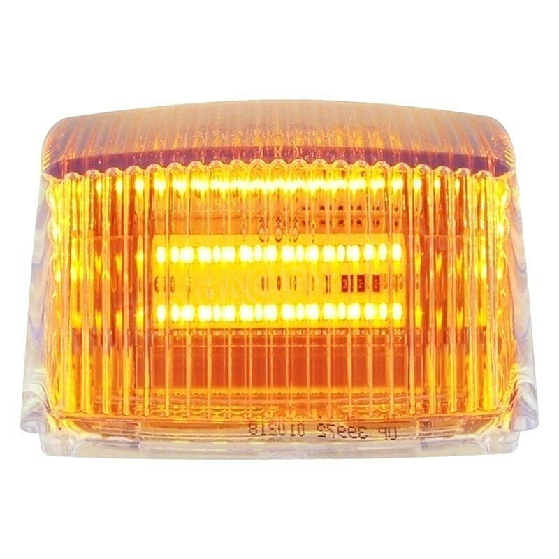 36 LED Square Cab Light - Amber LED/Clear Lens | United Pacific 39972