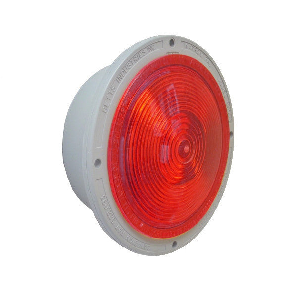 Red Incandescent Stop, Turn, Tail or Clearance Double Contact Shallow Lens | 400039 Betts Lighting