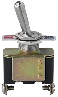 On - Off Nickel Toggle Switch | Tectran 19-1022