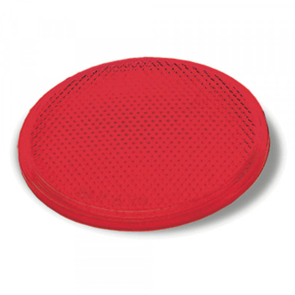 3" Round Red Stick-On Reflector | Grote 40052