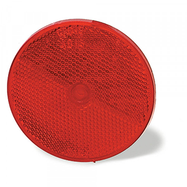 2" Red Round Sealed Center-Mount Reflector | Grote 40152