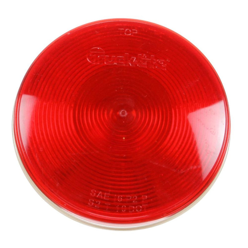40 Economy Incandescent Red 4" Round Stop/Turn/Tail Light, PL-3 Connection & Grommet Type | Truck-Lite 40282R3