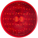 Signal-Stat 4.31" Round 24-LED Stop/Turn/Tail Light, PL-3 Connection for Grommet Type Mount | Truck-Lite 4050-3