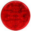 Signal-Stat 10-LED Red Round Stop/Turn/Tail Light, PL-3 Connection and Grommet Mount | Truck-Lite 4058-3