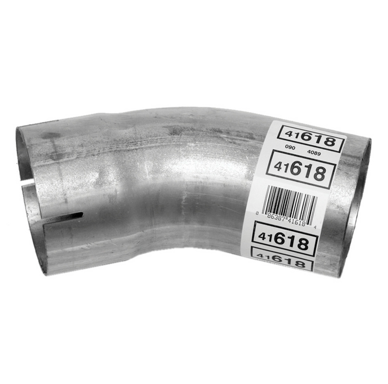 8" Aluminized Steel Universal 30 Degree Angle Exhaust Elbow Pipe | 41618 Walker Exhaust