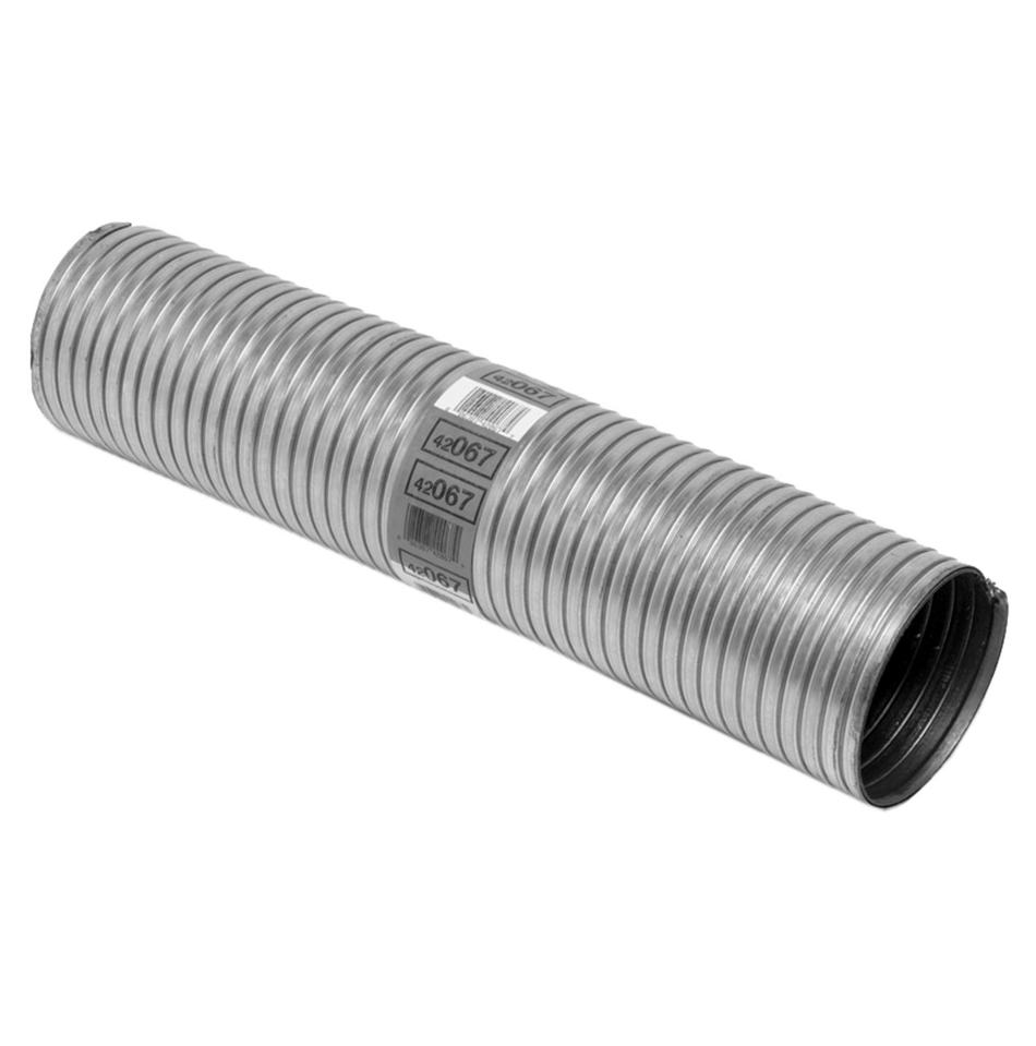 42067 Walker Exhaust 18" Universal Exhaust Flex Pipe, 4" Inlet to 4