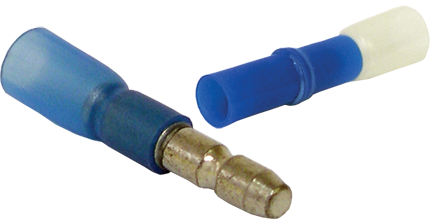 Blue Snap Heat Shrink Plug, 16- 14 Gauge (Pack of 25) | TBSP156ST Tectran
