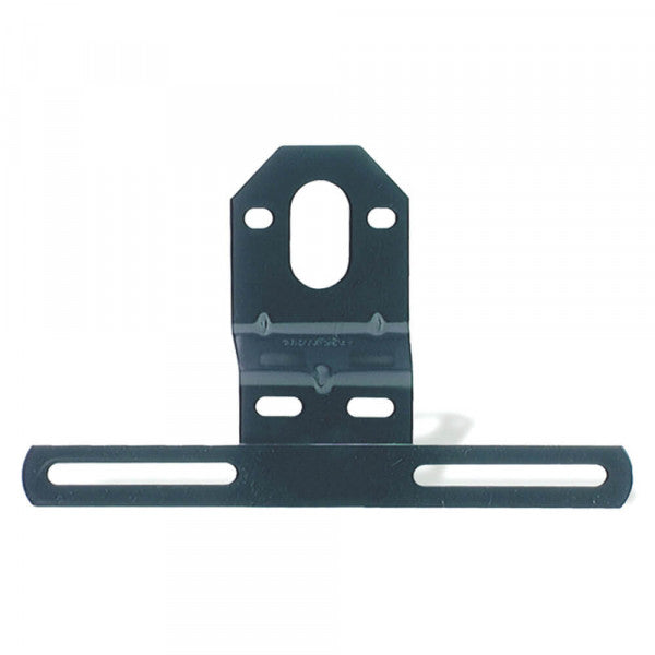 Black Universal Steel Offset License Plate Bracket | Grote 43022