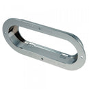 Theft-Resistant Chrome Plated Mounting Flange For 6" Oval Lights | Grote 43223