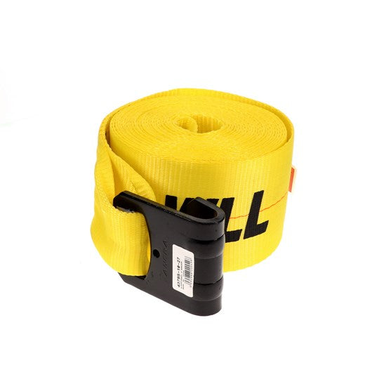 4" x 30' Winch Strap w/ Flat Hook, 5400 lbs W.L.L. | 43795-10-30 Ancra Cargo