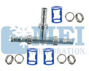 Steel Tee Style Burgaclip Reduced Diameter Type Hose Fitting | MEI/Air Source 4487BC