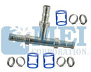Steel Tee Style Burgaclip Reduced Diameter Type Hose Fitting | MEI/Air Source 4489BC