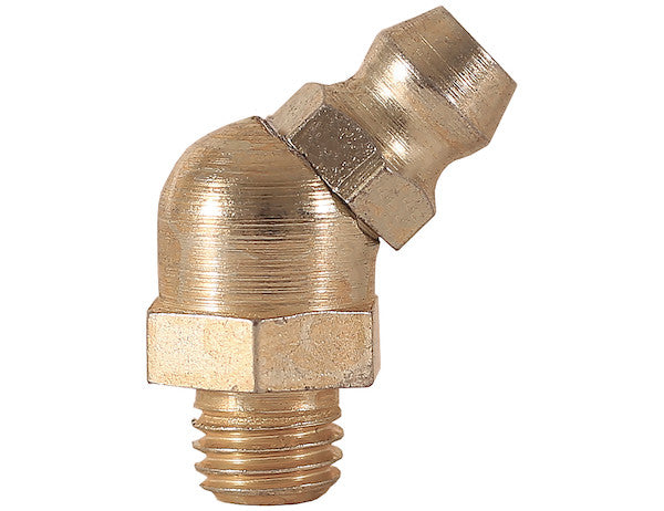 1/4-28 Inch Taper Thread Grease Fittings - 45° | Buyers Products 450