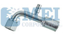 A/C Fitting, 90 Degree Steel Beadlock with 13mm Port | MEI/Air Source 4512S
