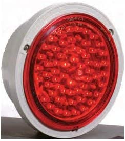 Red LED Curb Side Stop/Tail Light - 4" Male Plug | 452084 Betts Lighting