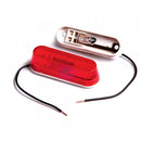 Red Thin-Line Single-Bulb Clearance Marker Light | Grote 45252