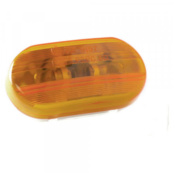 4" Oval Two-Bulb Oval Clearance Marker Light, Blunt Cut | Grote 45263
