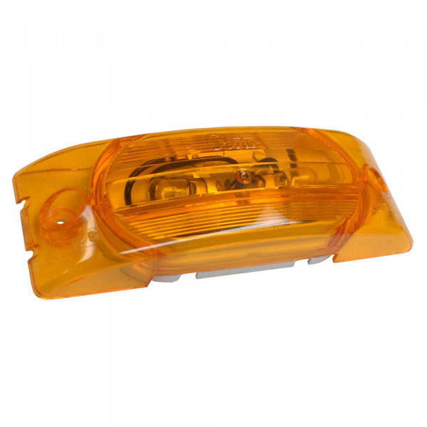 Amber Two-Bulb Turtleback® Clearance Marker Light | Grote 45463