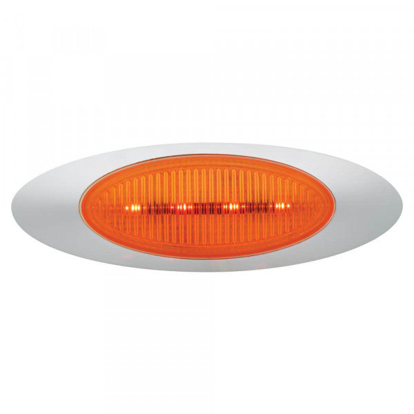 Amber M1 Series LED Clearance Marker Light w/ Bezel | Grote 45583