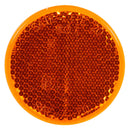 Signal-Stat Yellow Round Reflector, Adhesive Mount | Truck-Lite 45A