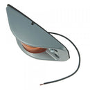 Die-Cast Aluminum Amber Clearance Marker Light Flat Back, No Socket Hole Required | Grote 46283