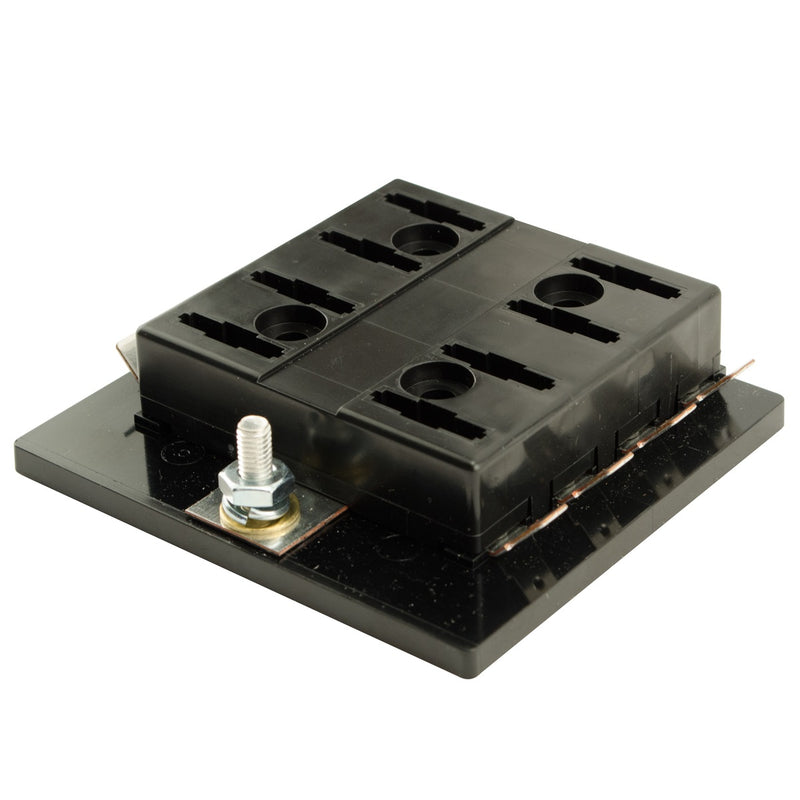 8 Position Fuse Block With Common Hot Feeds | Cole Hersee 46377-8BX