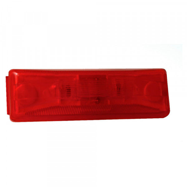 Red Rectangular Clearance Marker Light, Male Pin | Grote 46742
