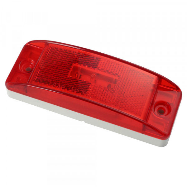 2" Red SuperNova Sealed Turtleback II LED Clearance Marker Light, Male Pin | Grote 47072